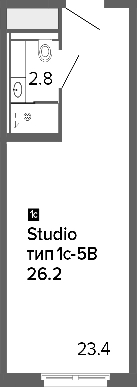 Планировка ARTSTUDIO MOSKOVSKY